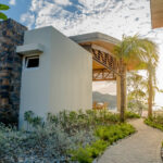 Poolside pavilion at the resort