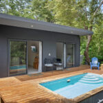 One-Bedroom Oasis at Santa Isabel with a private pool and forest deck