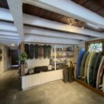 Surfboard storage in the common area