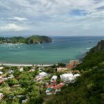 San Juan del Sur Bay and beach seen from above