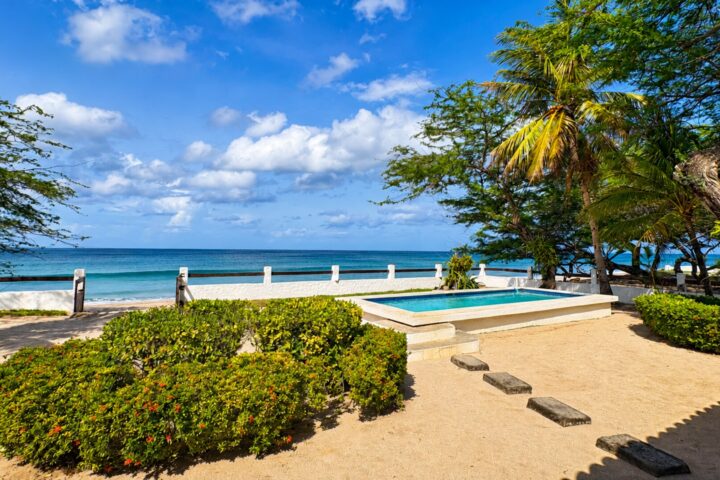 Beachfront Estate at Hacienda Iguana with a private pool on the sand and Pacific views