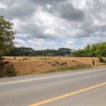 Highway frontage bordering the property