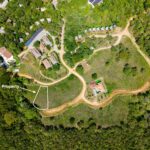 Panoramic ocean view lot near TreeCasa — top-down view of the lot within the community