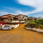 Driveway and villas within the Pelican Eyes community