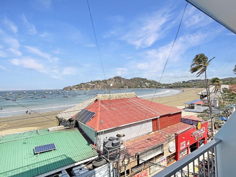 Balcony view north along the beach