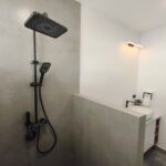 Bathroom with rain shower
